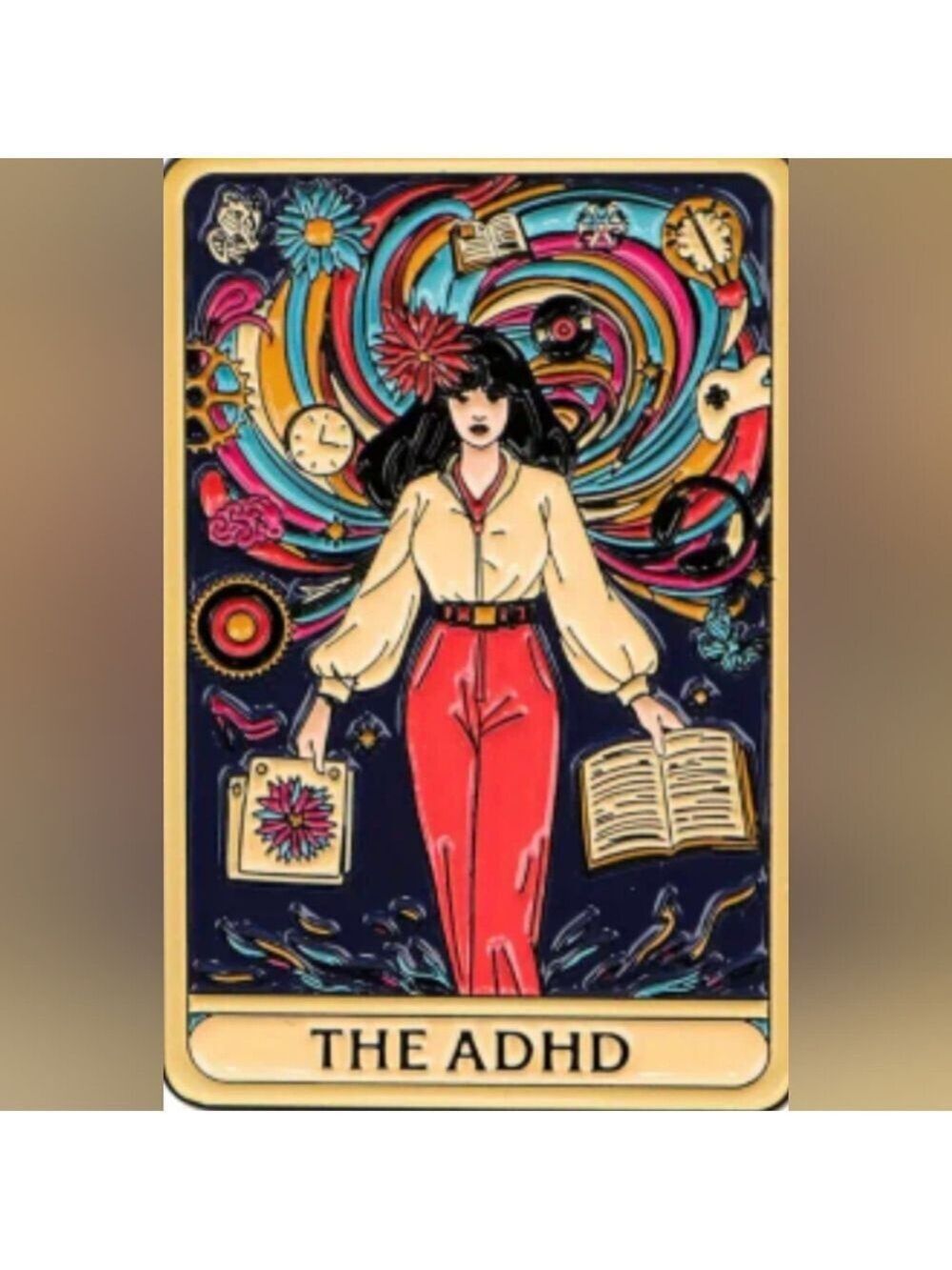 Pin-"The ADHD" Is Tarot Card Shaped